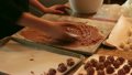 Dipping cherry Chocolate for holiday Christmas fast timelapse HD 4837 8269820