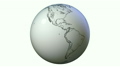 Sketch of world globe with green chroma key matte 10921617