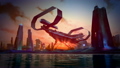 Futuristic City Skyline Illustration 11541667