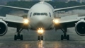 飛行機　着陸するジェット機 12396117