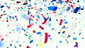 Multi-colored confetti falling, holiday abstract background 13610191
