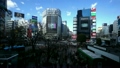 大都会東京の象徴　多くの人で大混雑する渋谷駅前とスクランブル交差点　インターバル撮影　　fix 14925271