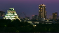 大阪城と周辺の町並み　（インターバル撮影　夜景） 16945817