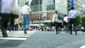 渋谷スクランブル交差点　地面ぎりぎりローアングル　超高速タイムラプス　パン 17390841