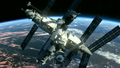 Space Station Orbiting Earth. 3D Animation.  17714318