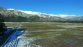 雪の降り始めの白馬村空撮 19973847