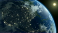 Rotating Earth from space. 360 degrees loop. 20368577