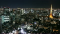 東京ナイト　東京タワー、六本木　タイムラプス　パン 21252982