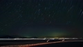 光跡のある星空と瀬戸内海の夜景、タイムラプス(香川県小豆島近辺) 24700001