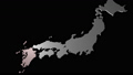 日本地図から九州にズームアップ 25666990