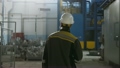 worker wearing safety hat and uniform in a modern 25860422