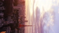 タテ素材　東京タイムラプス　東京タワーと都心全景　夕日　日没　太陽　夕焼け　露出固定　FI 26192293