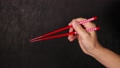 How to hold the correct chopsticks Right way of holding chopsticks 27006776