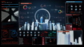Construction technology, building city display UI 27667367