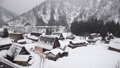 富山県　豪雪の五箇山　菅沼集落に降りしきる雪 29821581