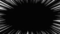 【漫画・アニメ風効果】集中線(中心：中央 楕円)／アルファ・白／ループ 31188153
