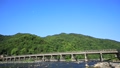京都　初夏の嵐山渡月橋 32018755