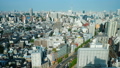 東京スカイツリー＆密集した街並み　特機によるティルトアップ　東京タイムラプス　 33563363