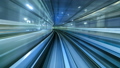 Time lapse of automatic train moving to tunnel 33638521