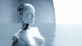 Futuristic humanoid female robot is idle. Concept 38333464