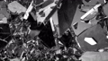 Glass shattered and broken in slow motion 41272631