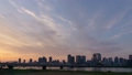 大阪市　夜明け　タイムラプス 41312356