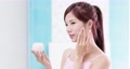 woman with moisturizer concept 41365409