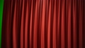 3D rendering animation open and close luxure red silk, curtain decoration design. Red Stage Curtain 44561546
