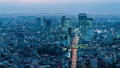 東京の風景　空撮　タイムラプス 57667544