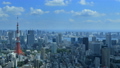 東京ランドスケイプ　快晴の都市風景　東京タワーを中心に　タイムラプス　ズームアウト 57735722