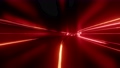4k looped abstract high-tech tunnel with neon lights, camera flies through tunnel, neon lights flicker. Sci-fi red orange background in the style of cyberpunk or high-tech future. 10 62673428