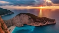timelapse of Zakynthos island in Greece 64191534
