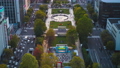 Time-lapse of Odori park in Autumn the famous place on center of Sapporo city in Hokkaido, Japan 67314299