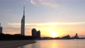 福岡タワー海側からの夕暮れ　明るめ　FIX 70943846