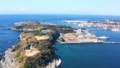 冬の城ヶ島と遠方の富士山（神奈川県三浦市） 74837011