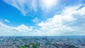 東京　大空タイムラプス　夏空　太陽フレア　六本木より目黒　大崎　横浜方面まで　FIX 75285604