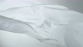 White transparent silk fabric flowing by wind, super slow motion 76818669