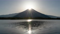 田貫湖より望む朝のダイヤモンド富士のタイムラプス映像 77550872