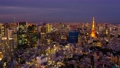 東京タイムラプス Jul.2021 大都会の夕景から夜景　長時間撮影　ズームアウト 80704718