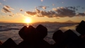 富士山と伊豆半島を藤沢市鵠沼海岸から見る夕焼けの景色（タイムラプス撮影） 81094141
