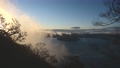 展望台から見た朝日に染まる雲海と十和田湖のコラボ情景＠青森 81236344