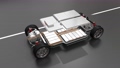 走行中の電気自動車用プラットフォームのバッテリーパック構造の紹介動画 81322972