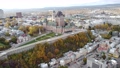 Aerial view of Quebec City Old Town in the fall season sunset time. 85026453