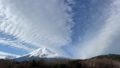 冬天富士山和雲的時間流逝 85237471