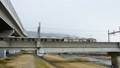 Hankyu Takarazuka Line crossing the Ina River in winter 85831148
