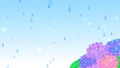 紫陽花と雨空の背景アニメーション	 86417048