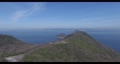 五色台から　瀬戸内の島々を空撮　香川県g　山並みを回り込む 88012960