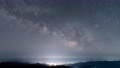 天の川 夜景 タイムラプス 岩手 室根山 88884488