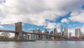 Timelapse of Brooklyn bridge and Manhattan 90357722