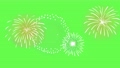 打ち上げ花火　クロマキー合成用　花火大会　花火の数が多いアニメーション動画 90414044